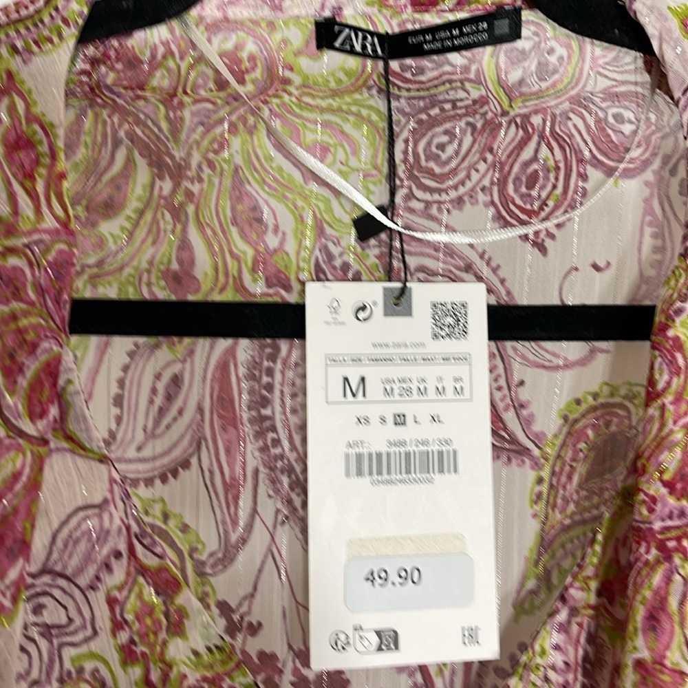 ZARA printed blouse - Picture 3 of 6